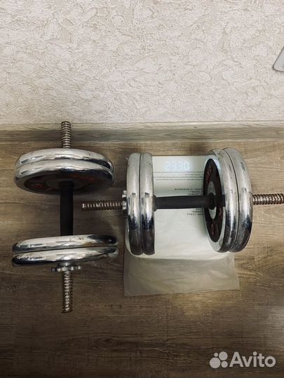 Гантели разборные 46кг (2х23кг)