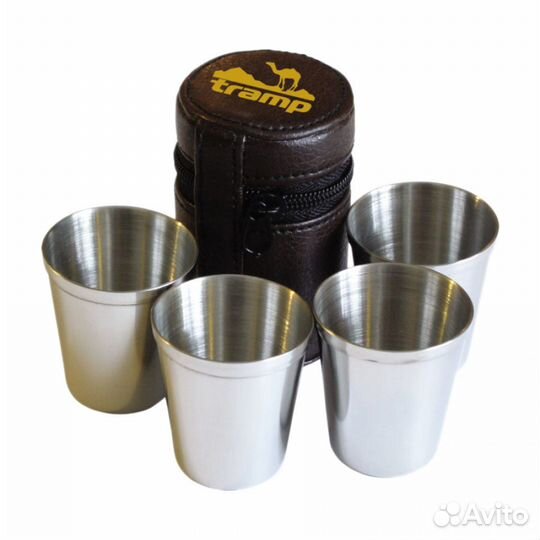 Tramp набор 4 стопки, 80 мл/шт, TRC-013