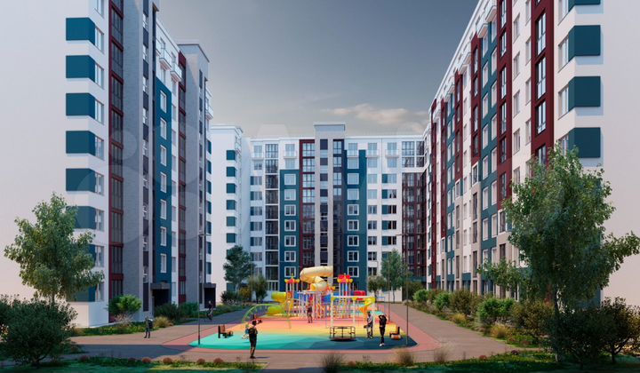 2-к. квартира, 62,3 м², 6/10 эт.