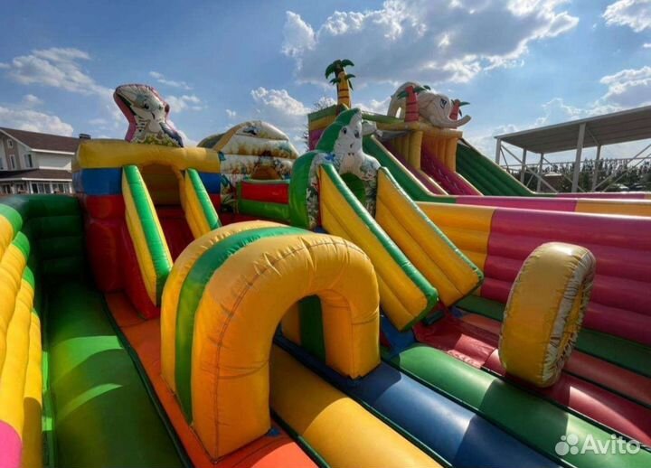 Надувной батут 35м2