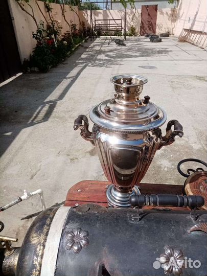 Самовар на дровах старинный