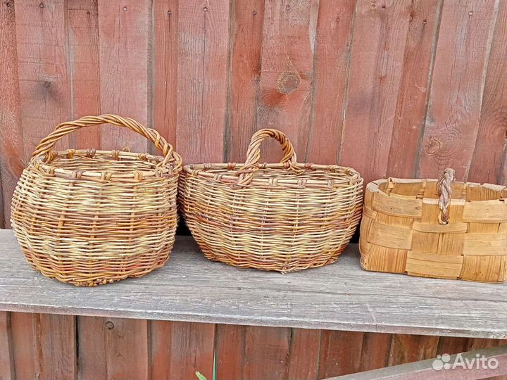 Плетённые корзинки