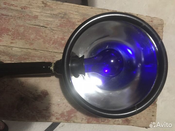 Синяя лампа для прогревания