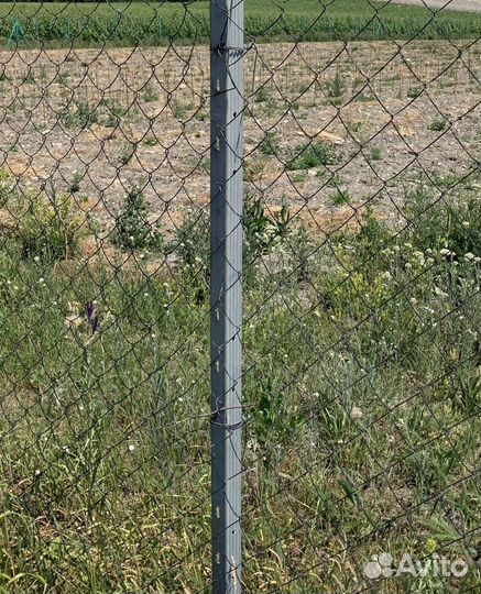 Столбы для забора из сетки