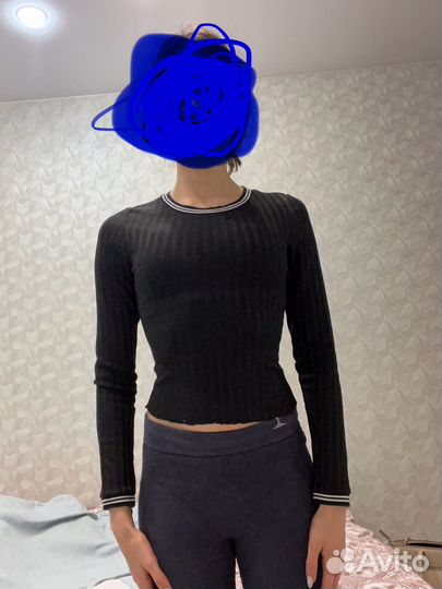 Черный женский джемпер H&M 42 44