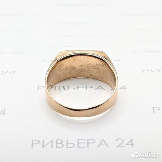 Золотое кольцо печатка 585 пробы 5.66 гр