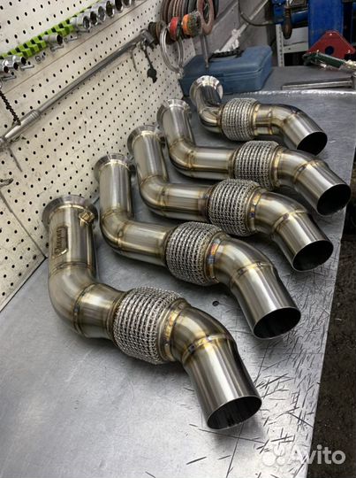 Даунпайп(downpipe) BMW M50d (x5, x6, 550)