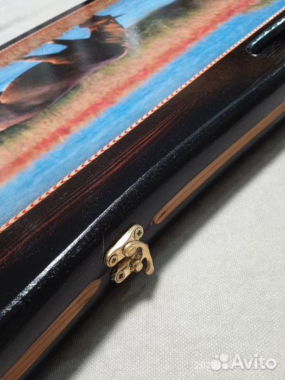 Нарды дипломат большой цветной,Лошадь