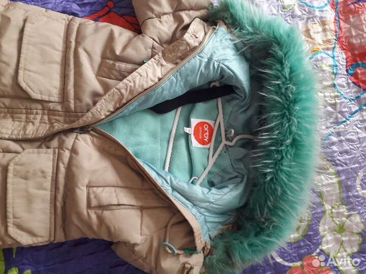 Парка для девочки orby 122-128