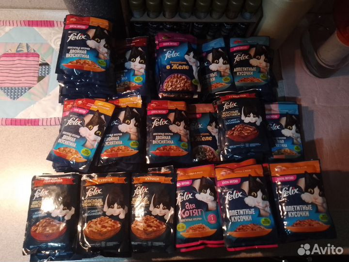 Корм для кошек felix влажный
