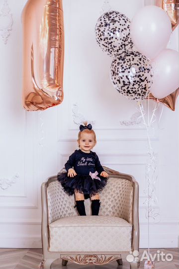 Платье боди для девочки 74