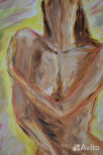 Современная картина ню девушка