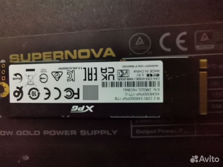 Диск ssd adata xpg sx6000 1tb