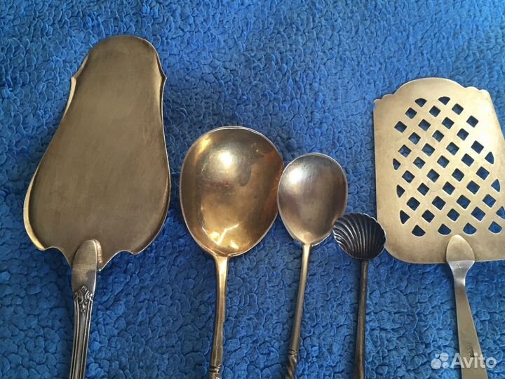 Серебрянные столовые предметы 18-19 век