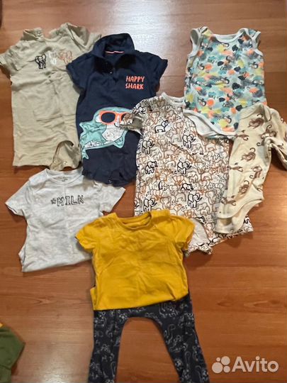 Вещи на мальчика пакетом 80-86-92