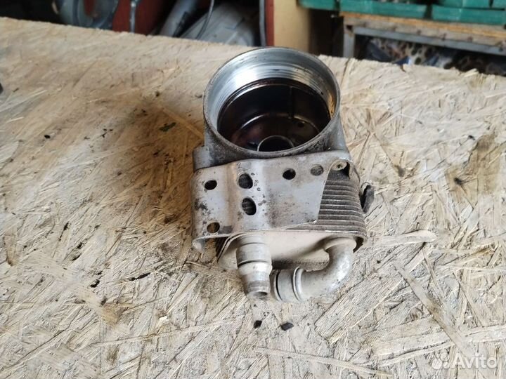 Bmw n46 корпус масляного фильтра с теплообмеником