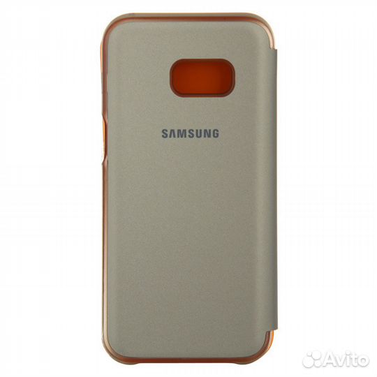 Оригинальный Чехол Neon Flip Samsung A3 (17) Gold