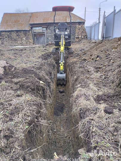 Услуги мини эксковатора