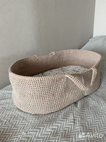 Люлька колыбель вязаная