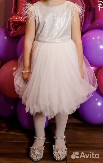 Детское нарядное платье 110