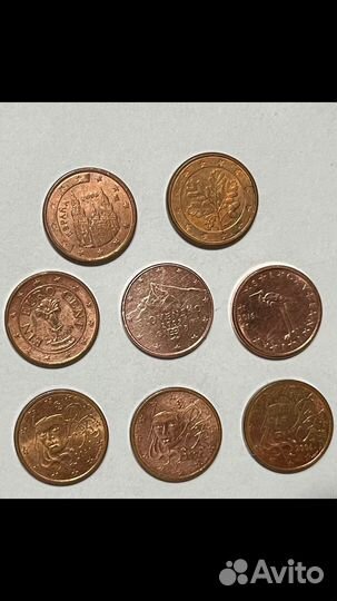 Монеты евроценты