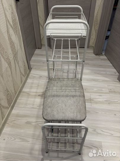 Обувница в прихожую с мягким сиденьем