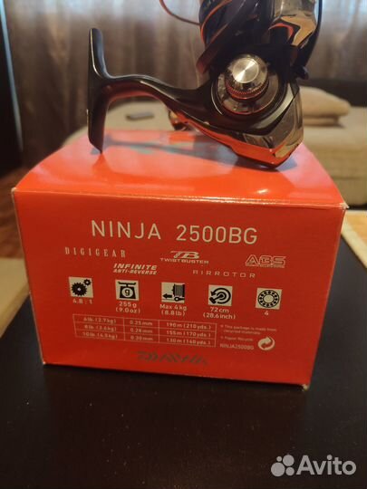 Катушка daiwa ninja 2500bg бу