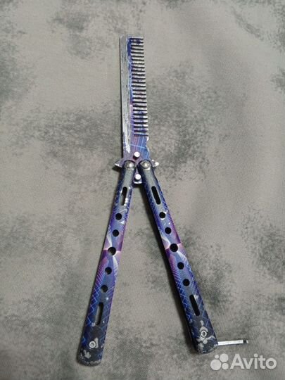 Нож бабочка расческа