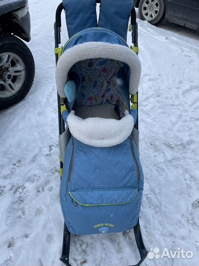 Коляска санки
