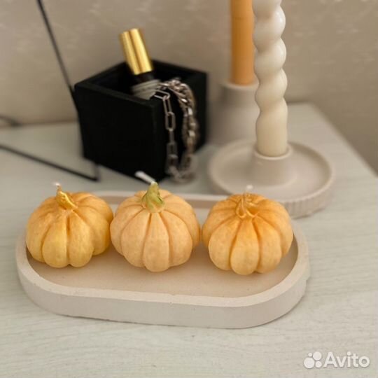Набор из трех свечей Тыкв