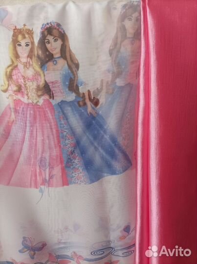 Штора и тюль в детскую