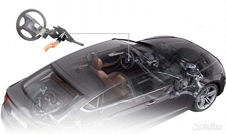 Блокиратор Рулевого Вала Гарант Blok Pro Усиленный