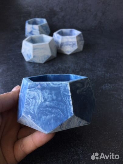 Кашпо из гипса