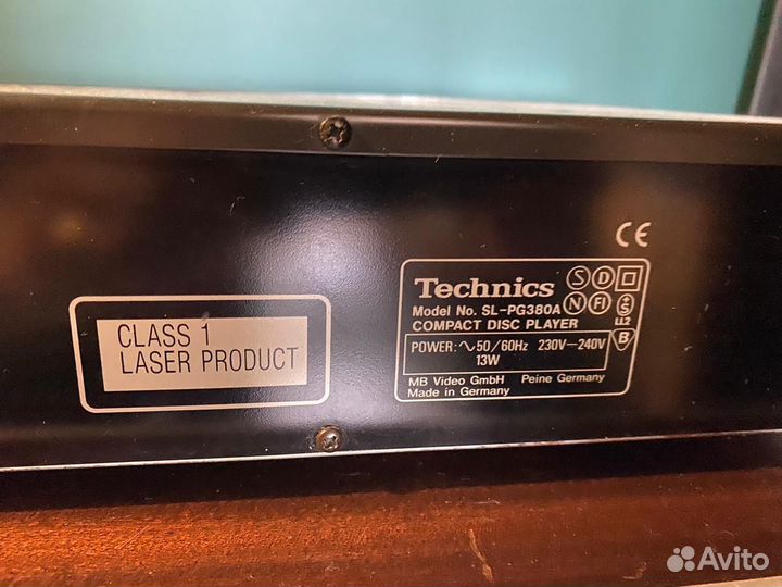 Technics проигрыватель CD