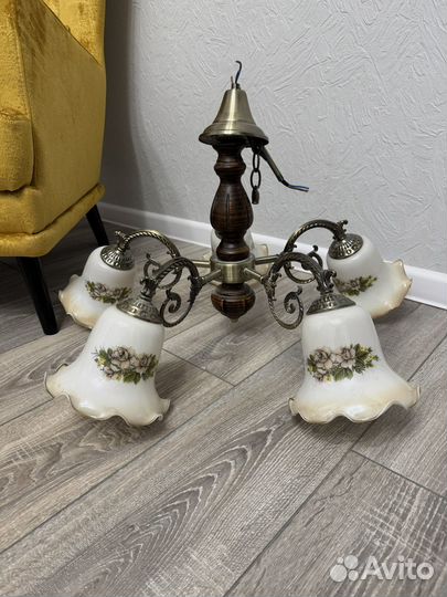 Люстра потолочная винтаж