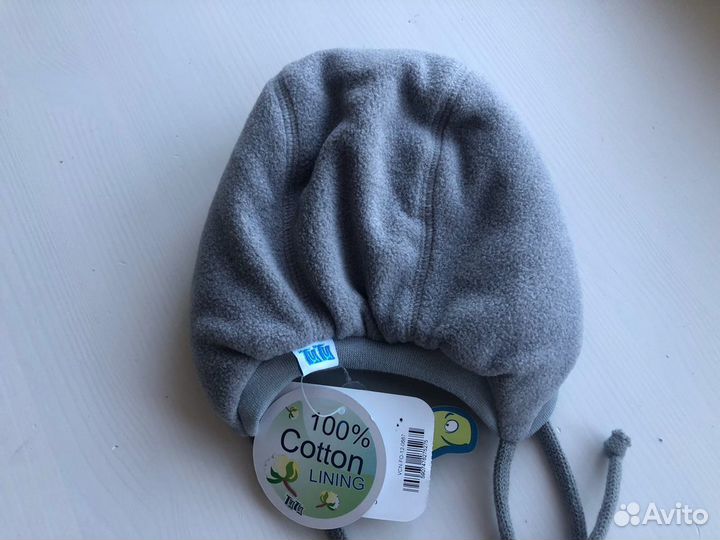 Тёплая новая шапочка для новорождённого