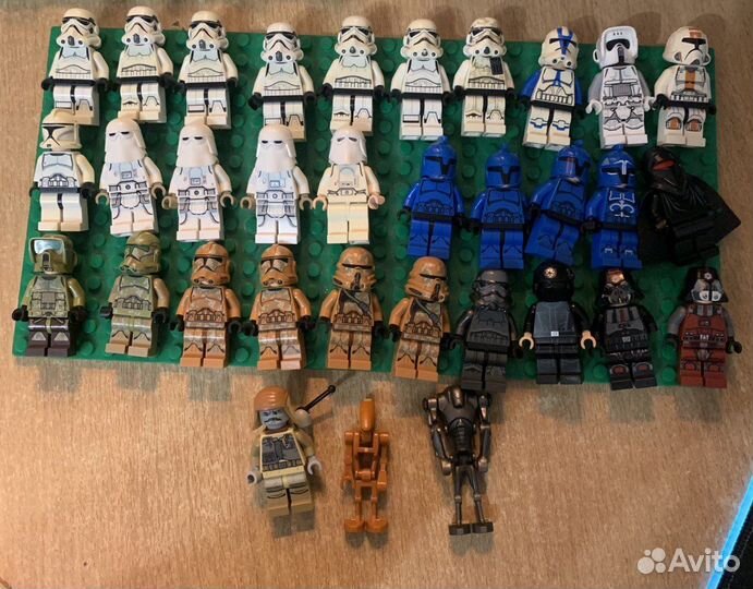 Lego минифигурки Star wars, marvel, dc