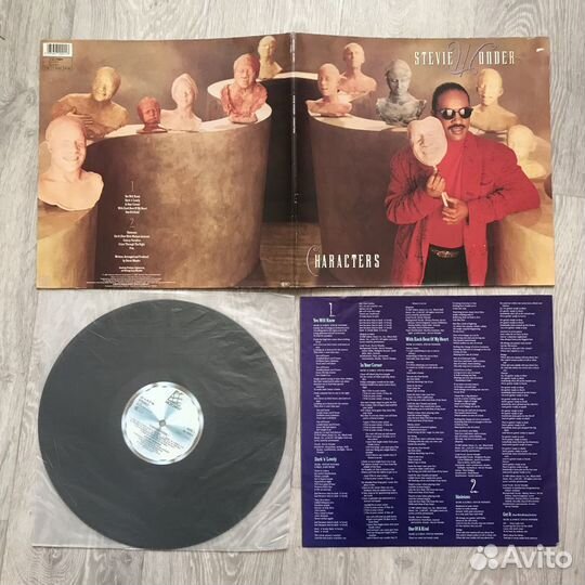 LP Stevie Wonder – Characters, 1987, FP, GF, EU