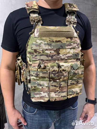 Бронежилет плитник в сборе с плитами Бр5 Мультикам