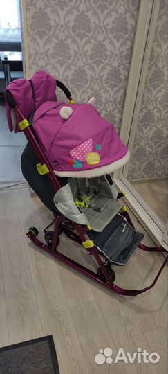 Санки коляска ника 7-2