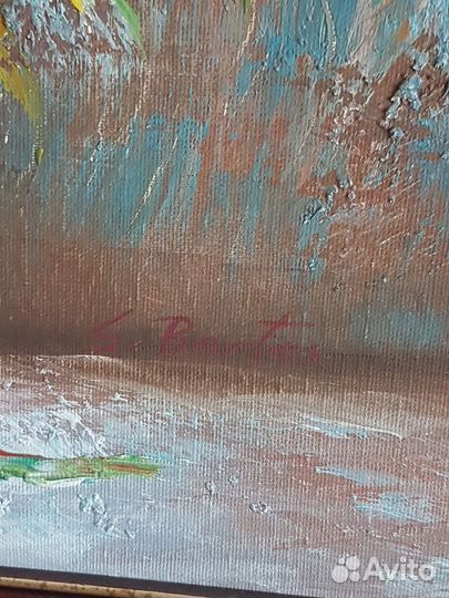 Картина холст, масло 