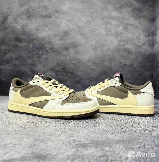 Кроссовки nike air jordan 1 low travis scott