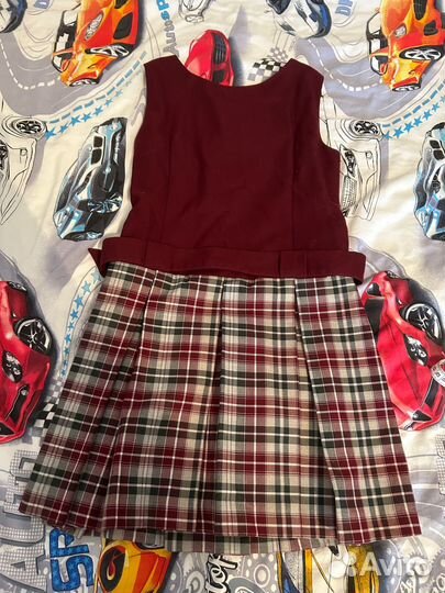Форма школьная и кардиган для девочки 146-152