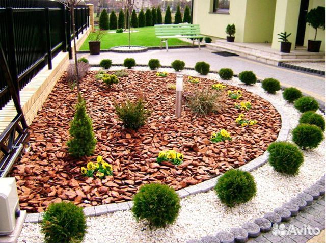 Кора лиственницы мульча