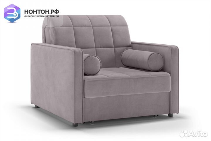 Кресло аккордеон Модо серо-бежевое