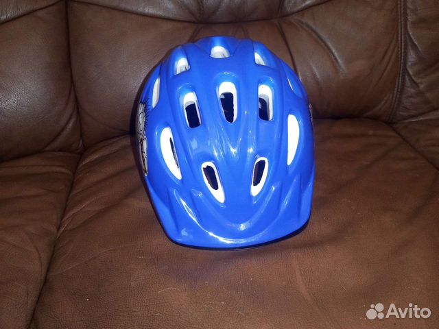 Детский велошлем, размер 52-56 с защитой