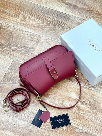 Сумка натуральная кожа furla