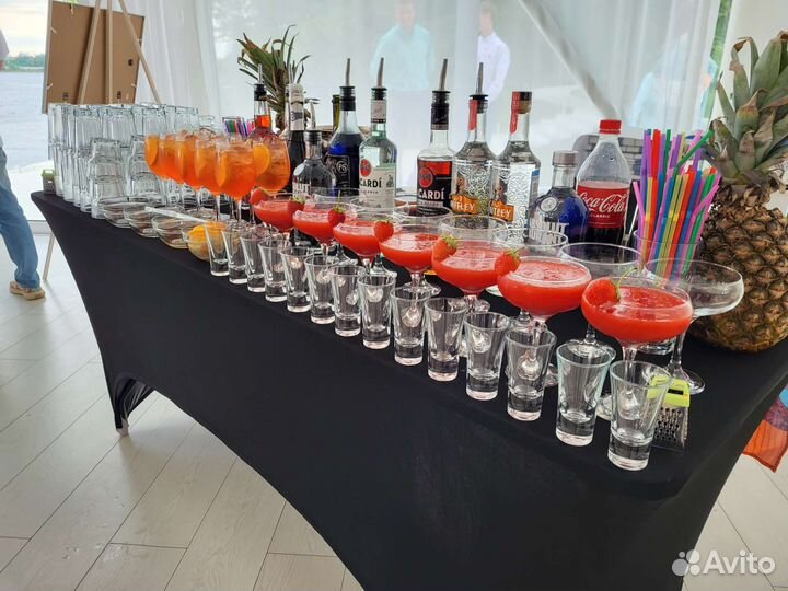 Бармен Выездной Коктейльный бар Коктейль кейтеринг