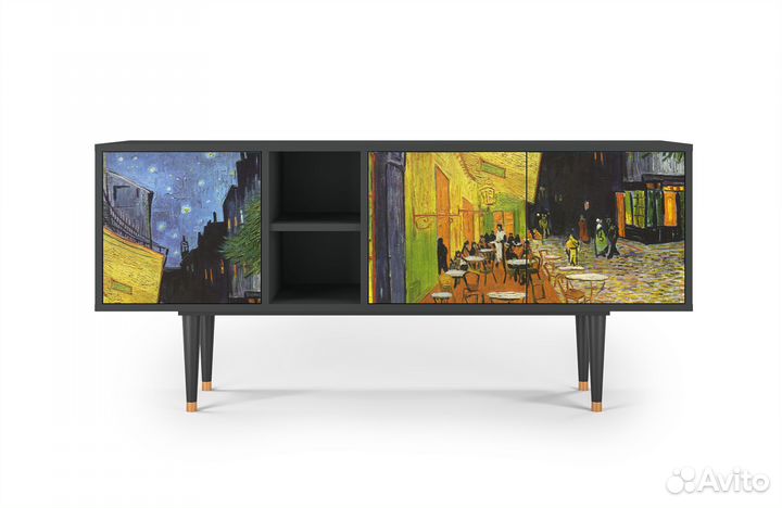 Тв-тумба T5 - Антрацит - Café Terrace AT Night