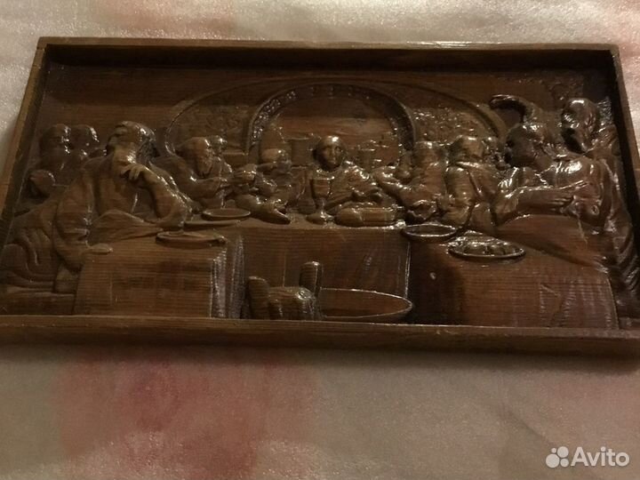 Картина панно из дерева икона